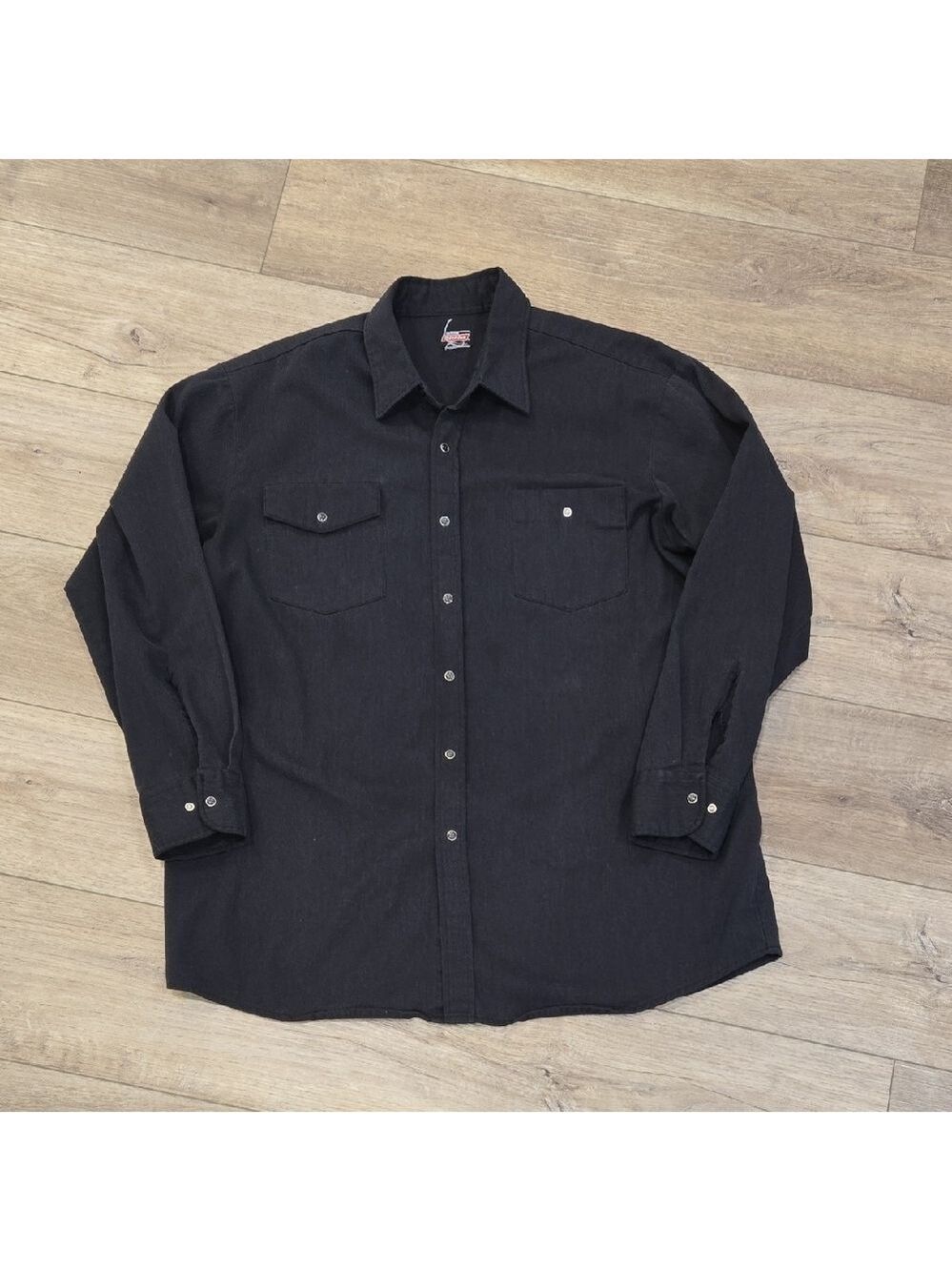 Retro 90's Dickies Snap Button-Up Utility/Chore/Western Wear Shirt